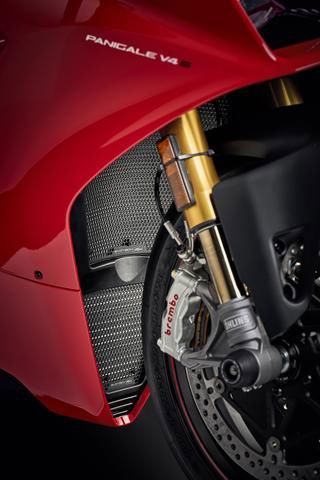 Jeu de caches de radiateur noirs Evotech Performance Ducati Streetfighter V4 '20-