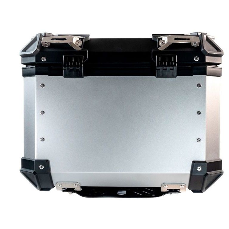 Top case ALPI-TECH 45L argent avec plaque de montage universelle
