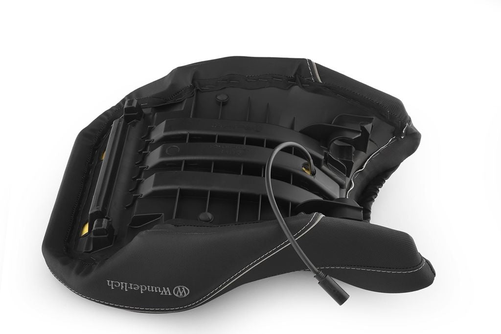 Selle Wunderlich noire AKTIVKOMFORT avec siège chauffant Smart Plug & Play BMW R1250GS / Adv.