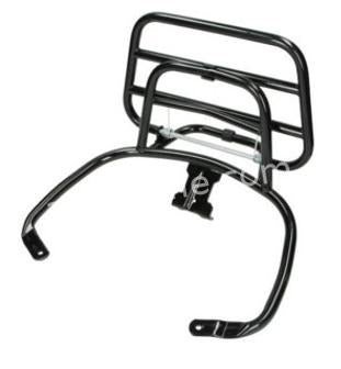 Porte-bagages arrière noir brillant | Vespa Primavera / Sprint