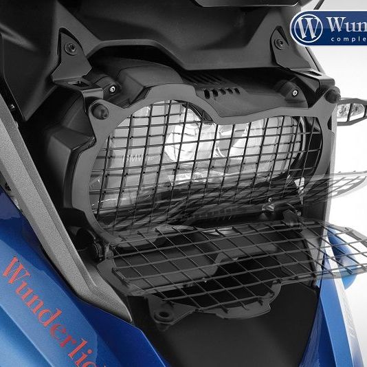 Protection de phare pliable transparente pour BMW R1200GS LC '17-- noir Wunderlich