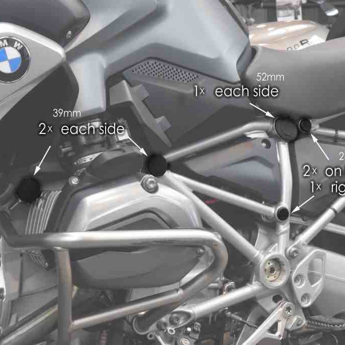 Embouts de cadre Puig pour BMW R1200GS/ R1250GS Adventure '13-