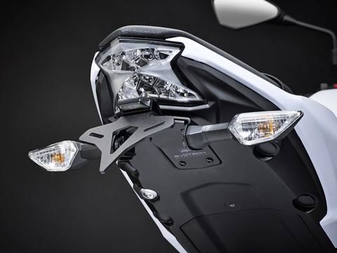 Support de plaque d'immatriculation Evotech Performance Kawasaki Z650 '17-
