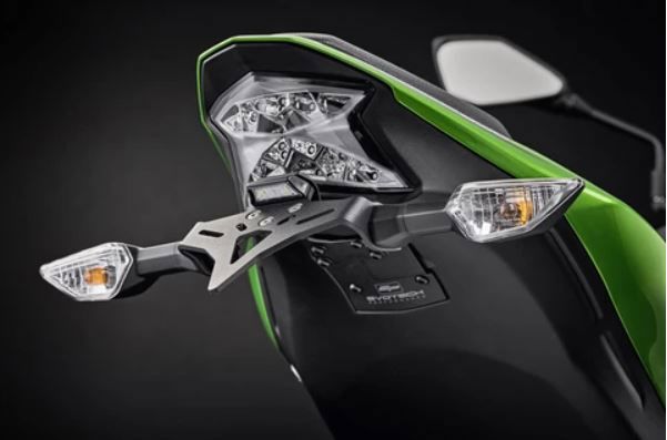 Support de plaque d'immatriculation Evotech Performance Kawasaki Z900 '17-24