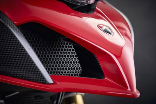 Ensemble de caches de radiateur/refroidisseur d'huile noir Evotech Performance Ducati Multistrada V2 '22-