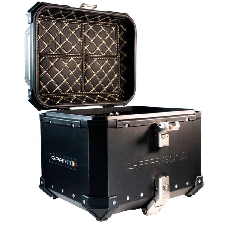 Top case ALPI-TECH 35L noir avec plaque de montage universelle