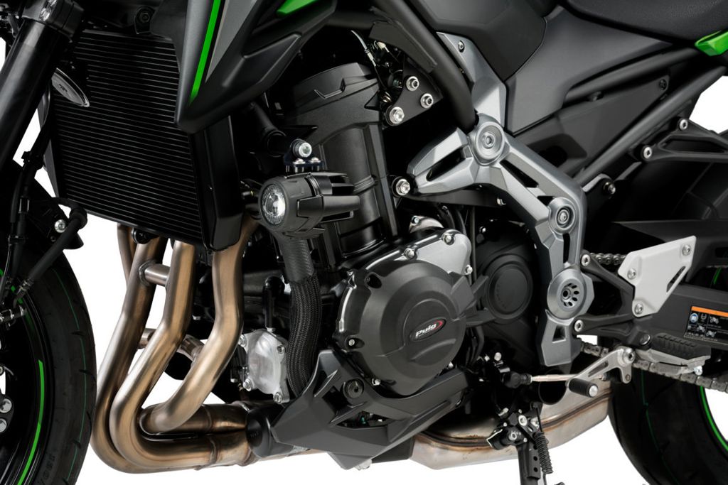 Ensemble de caches moteur 3 pièces Puig Kawasaki Z900 '17- / Z900SE '22-