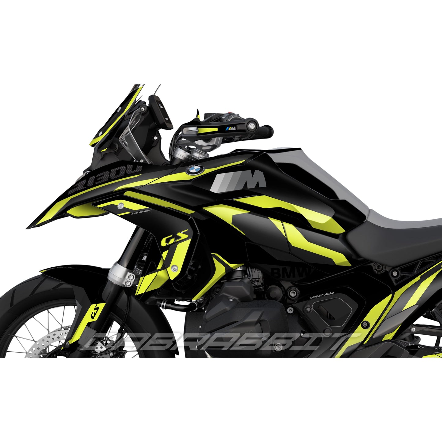 Jeu d'autocollants BMW R1300GS M Fluo