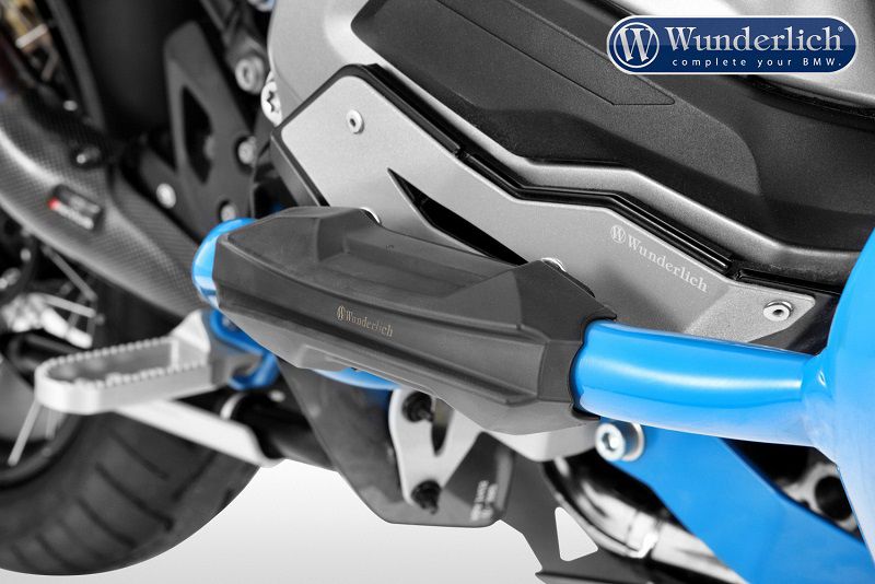 Glissière de protection de pare-choc Wunderlich noire pour BMW R1250GS LC/Adventure '18-