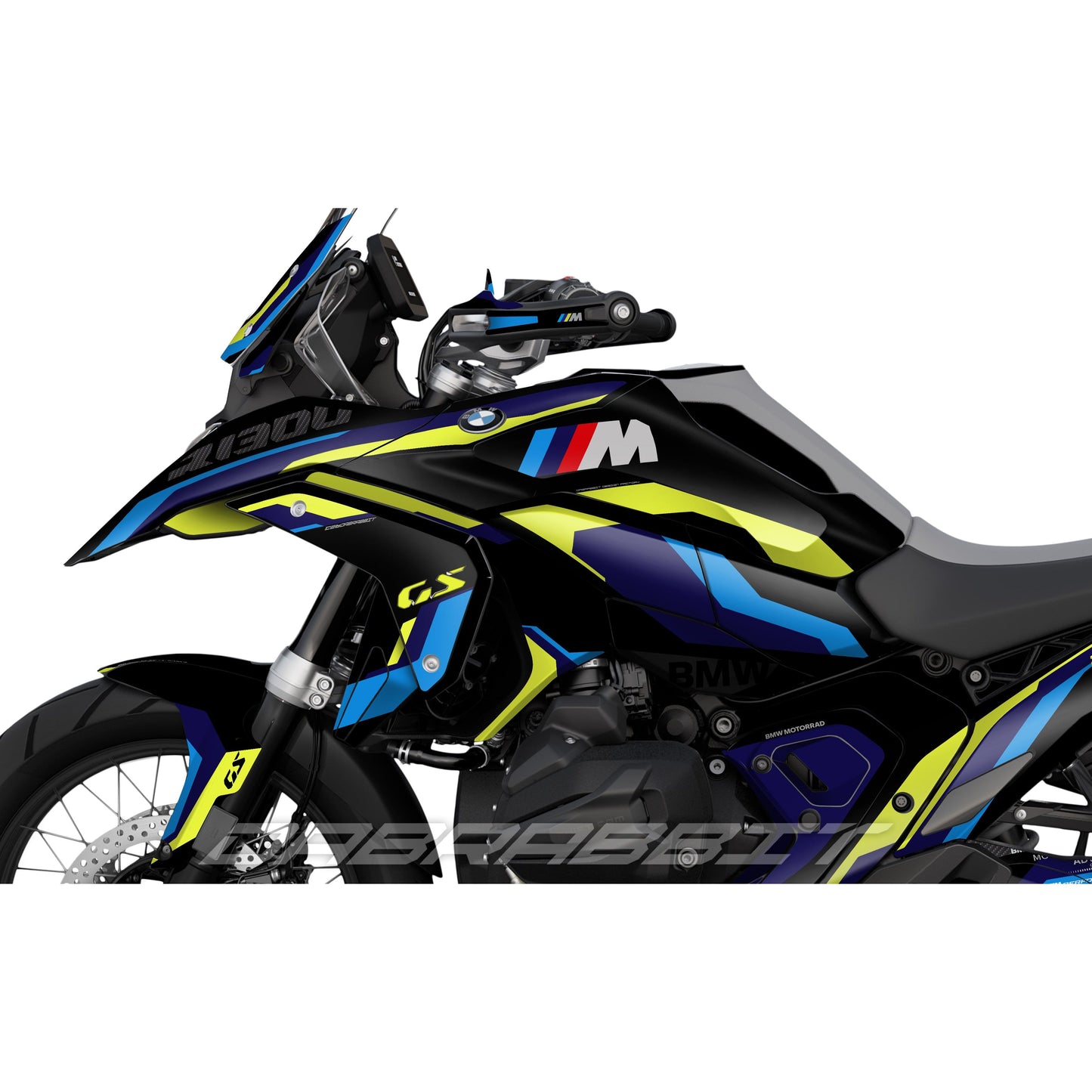 Pack d'autocollants BMW R1300GS M bleu
