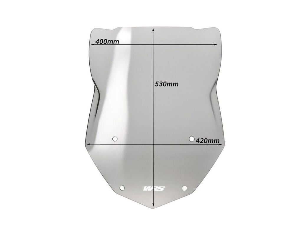 Pare-brise de remplacement Touring WRS BMW R1200GS '13-17 / R1250GS '18 - teinté clair