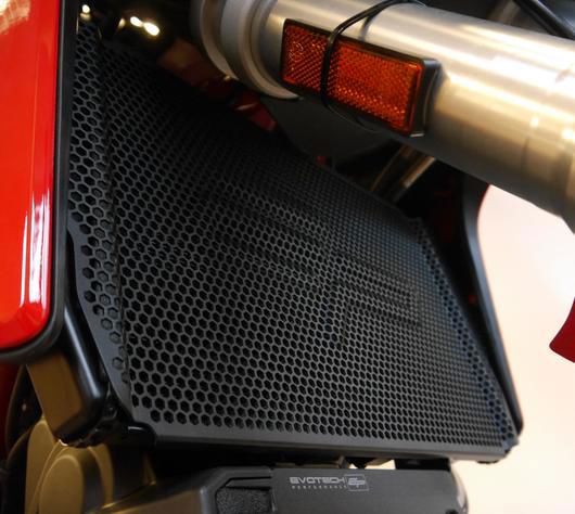 Ensemble de caches de radiateur/refroidisseur d'huile noir Evotech Performance Ducati Multistrada V2 '22-