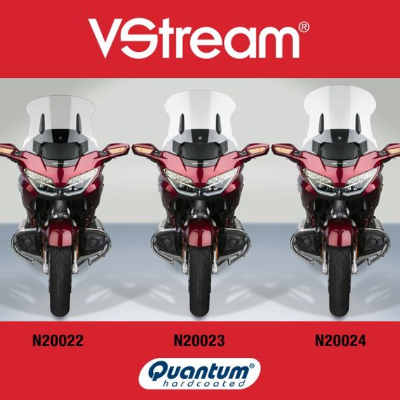 Pare-brise de remplacement National Cycle VStream haut transparent Honda GL1800 Gold Wing '18-