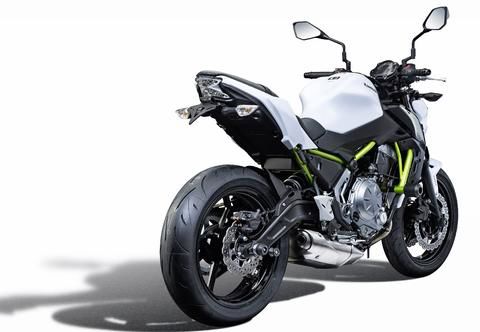 Support de plaque d'immatriculation Evotech Performance Kawasaki Z650 '17-