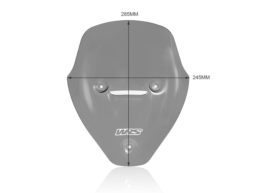 Pare-brise de remplacement modèle sport WRS Ducati Diavel V4 '23 - teinté foncé