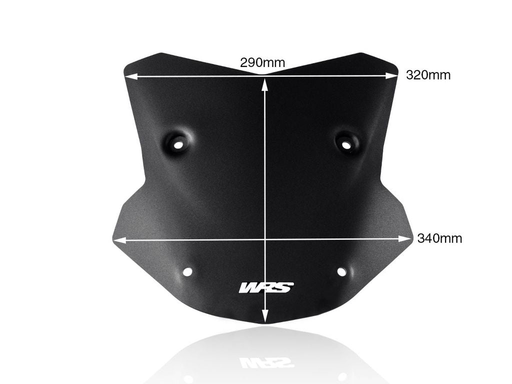 Pare-brise de remplacement modèle sport WRS BMW S1000XR '20- noir mat