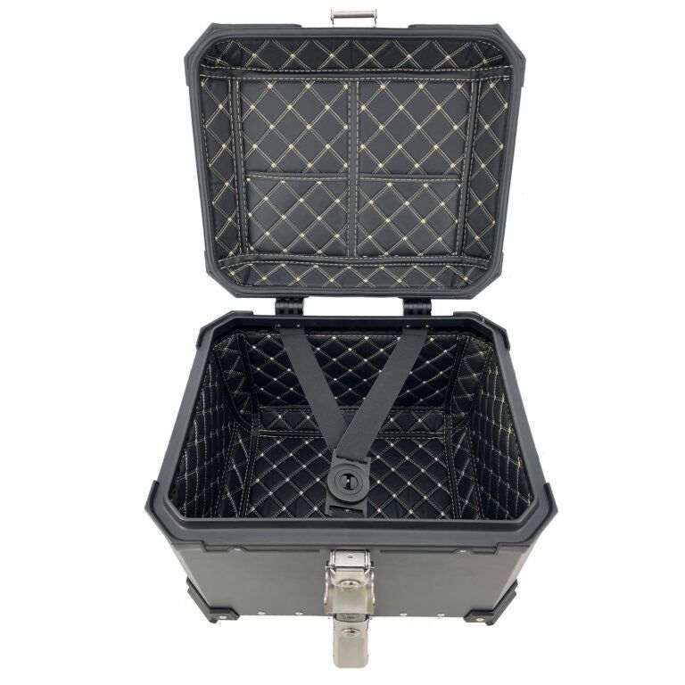 Top case ALPI-TECH 35L noir avec plaque de montage universelle