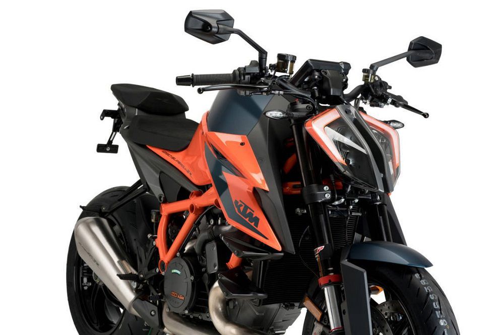 Spoiler latéral Downforce de Puig pour la KTM 1290 Superduke R '20- -noir