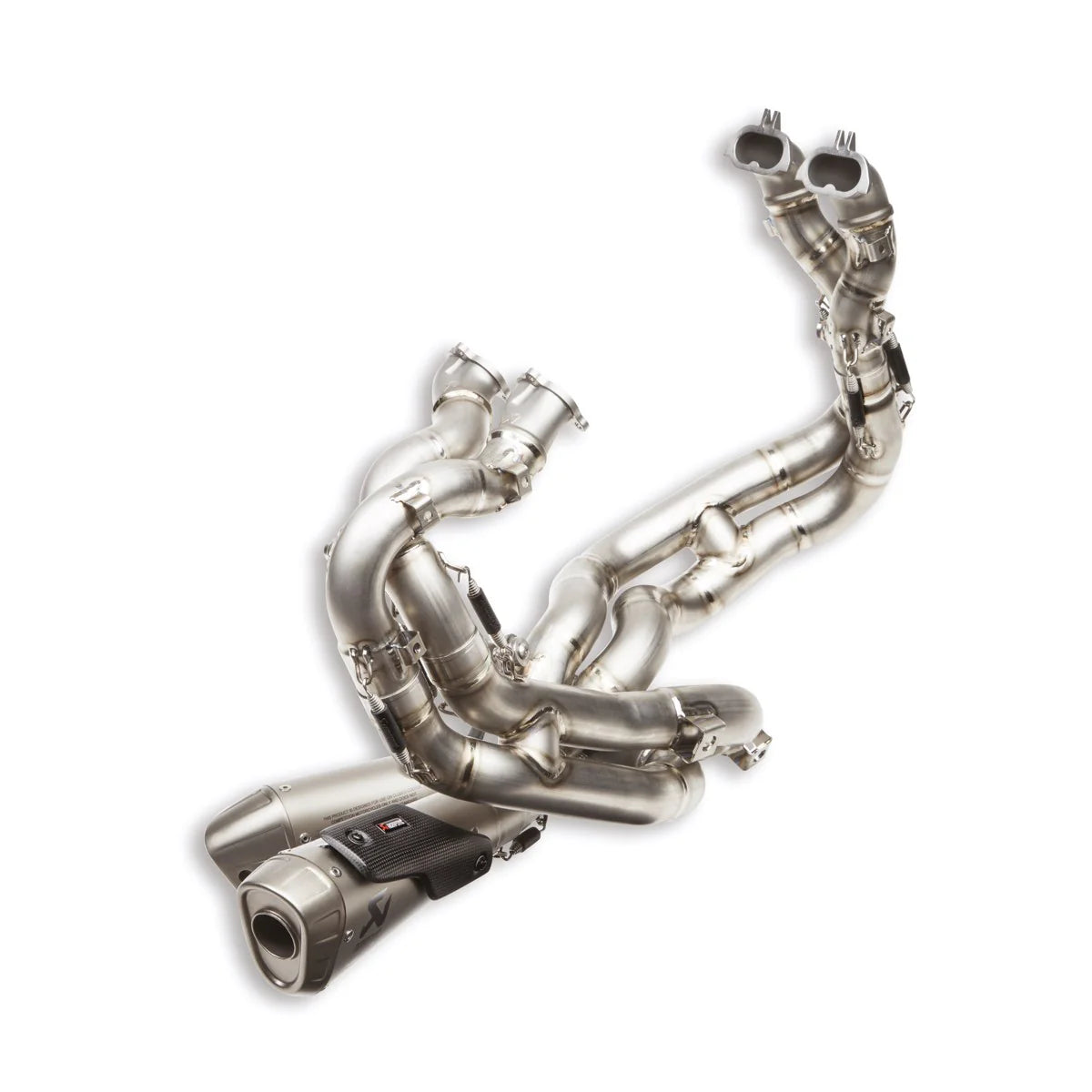 SYSTÈME D'ÉCHAPPEMENT COMPLET AKRAPOVIC RACING TITANE + FILTRE À AIR DUCATI PANIGALE V4/V4S 2022-2023
