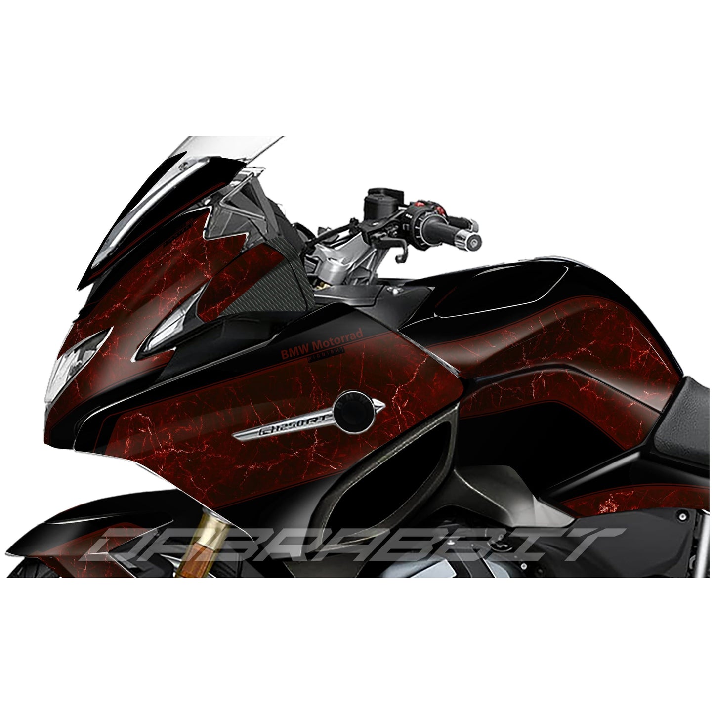 Jeu d'autocollants BMW R 1200/1250 RT camouflage marron