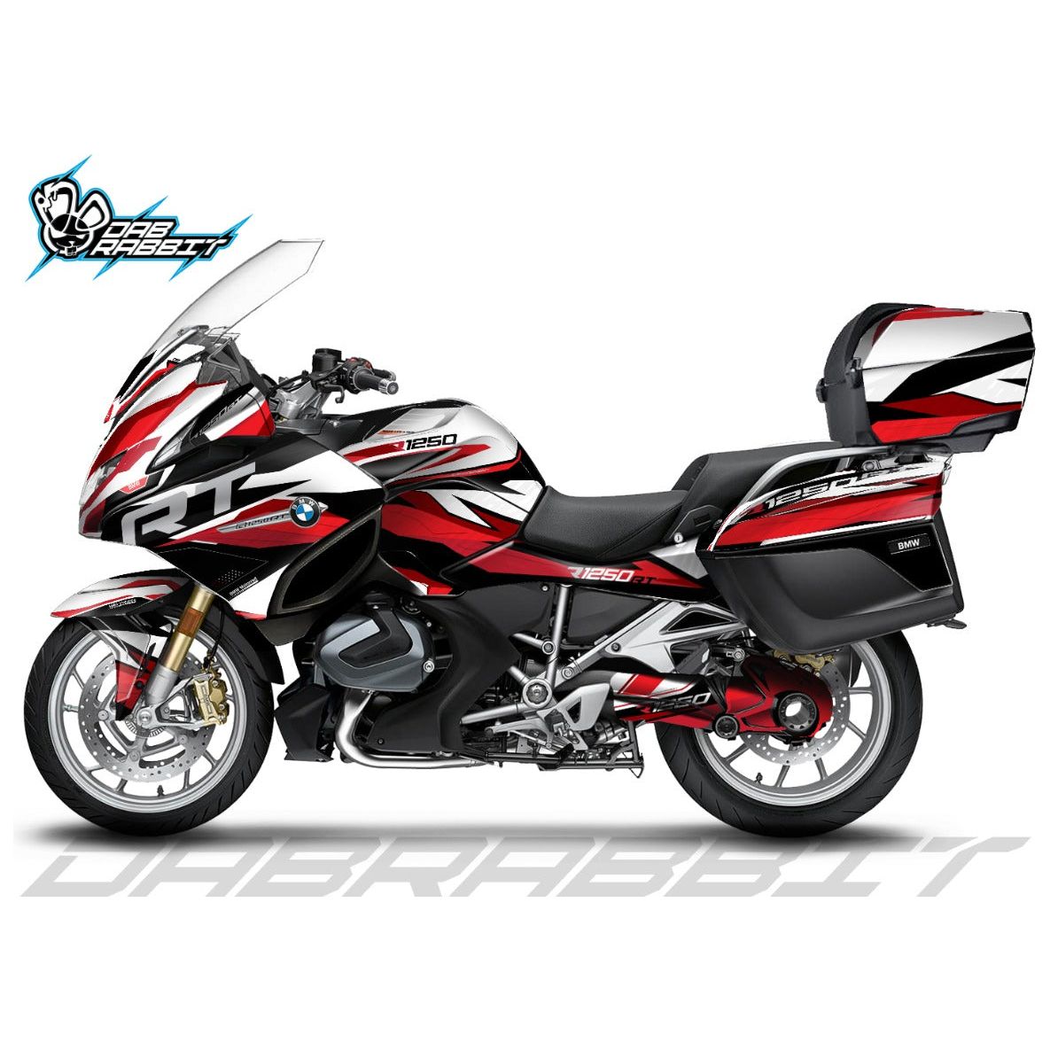 Kit d'autocollants BMW R 1200/1250 RT pack M rouge
