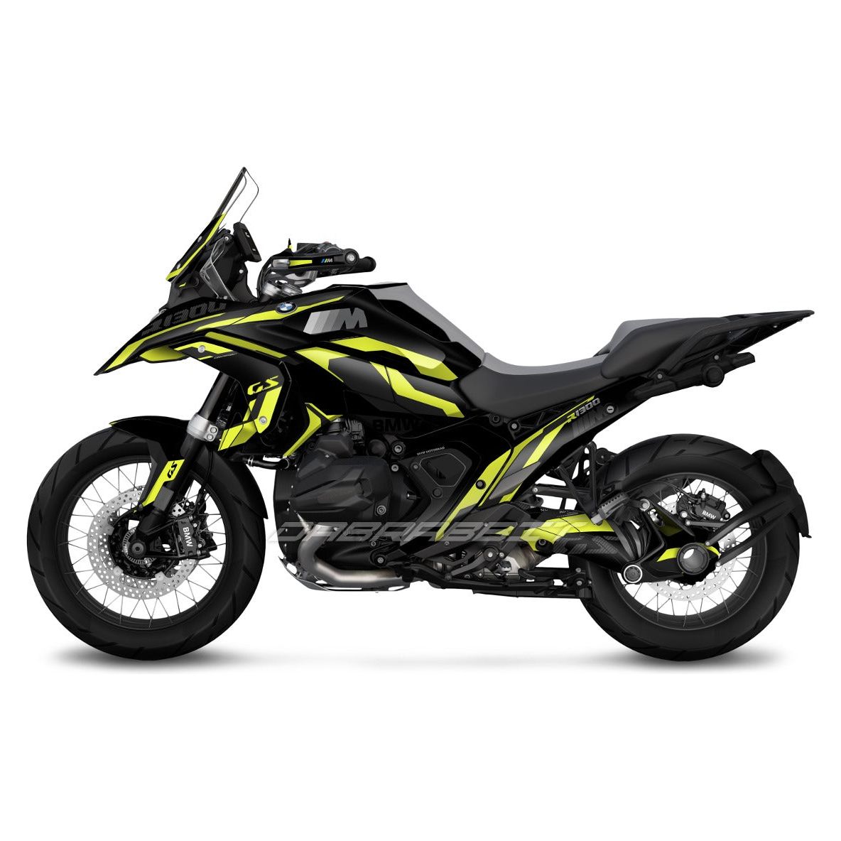 Jeu d'autocollants BMW R1300GS M Fluo