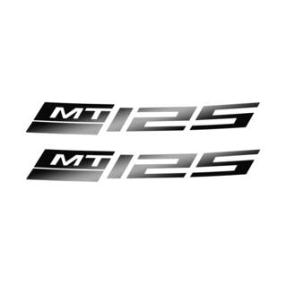 Autocollant réfléchissant pour jante MT-125 (roue avant)