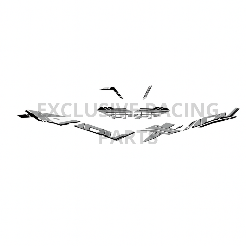 Autocollants Honda X-ADV 750 2025 – Édition Argent/Noir