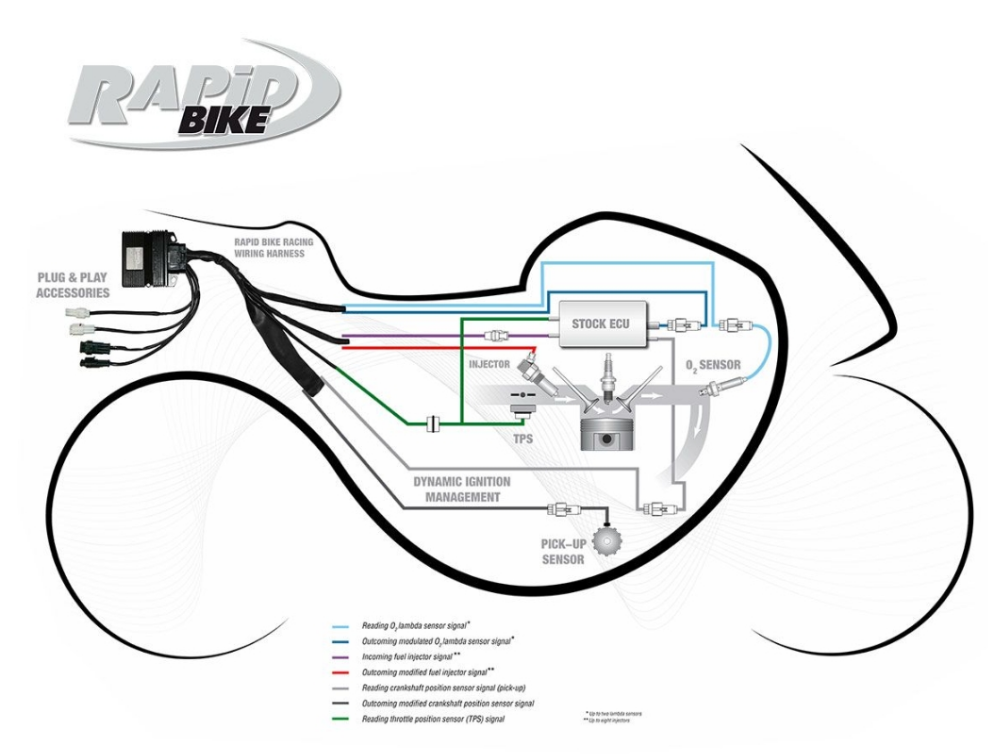 KIT DE CONTRÔLE RAPID BIKE RACING BMW R 1200 RS LC 2017-2018
