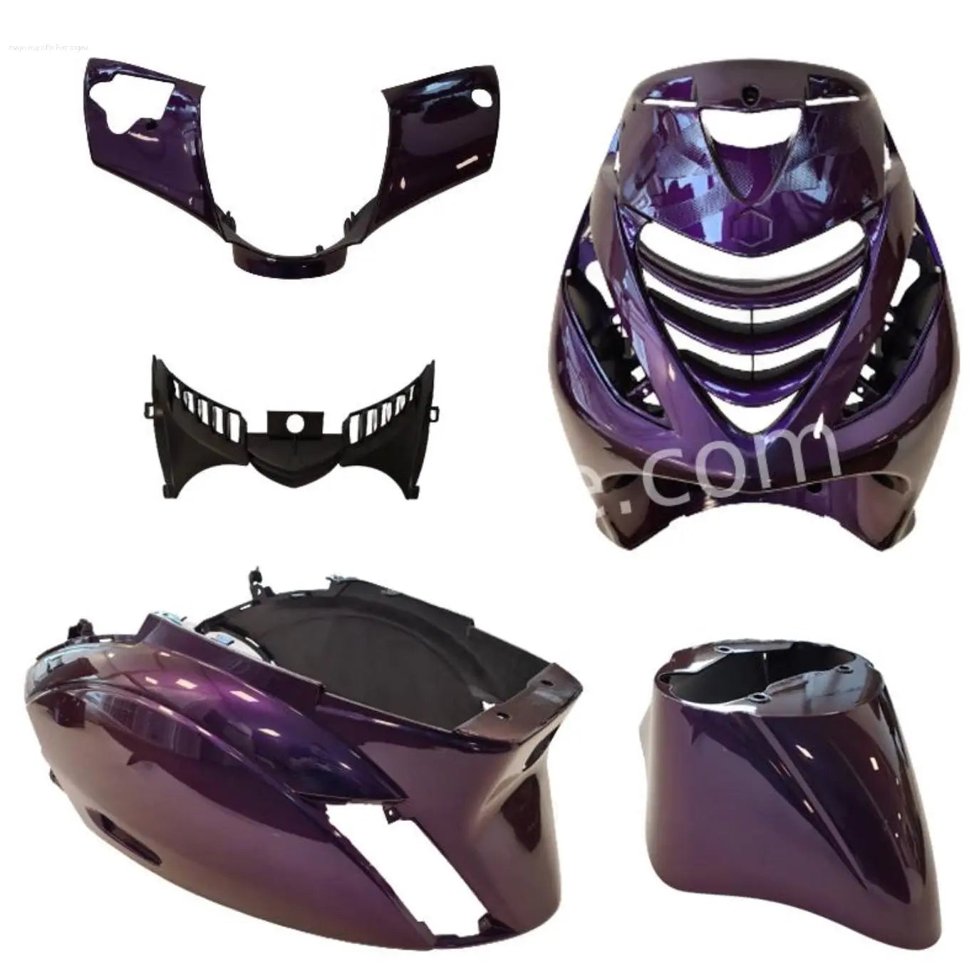 Ensemble carrosserie Mystic Purple brillant | Modèles Piaggio ZIP 2000/SP