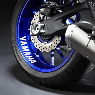 Autocollant réfléchissant pour jante 1 roue
