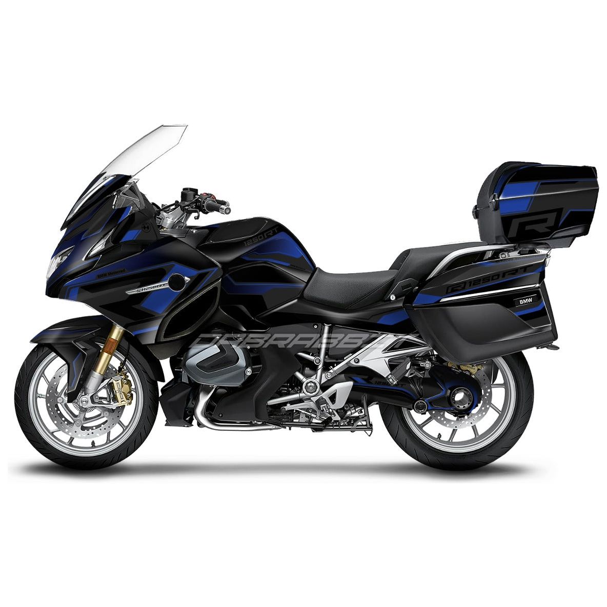 Pack d'autocollants BMW R 1200/1250 RT bleu
