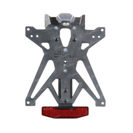 KIT SUPPORT DE PLAQUE D'IMMATRICULATION RÉGLABLE LIGHTTECH KAWASAKI Z 650 2016-2024