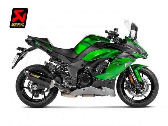 SILENCIEUX D'ÉCHAPPEMENT AKRAPOVIC CARBONE HOMOLOGUÉ KAWASAKI NINJA 1000 SX 2020-2024