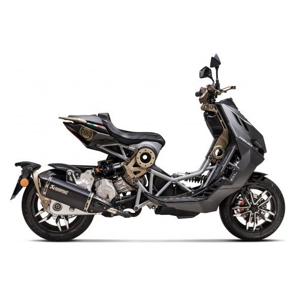 ÉCRAN THERMIQUE AKRAPOVIC CARBONE ITALJET DRAGSTER 125 2021-2022