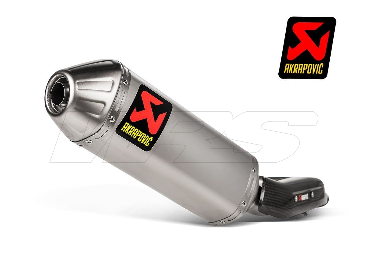 SILENCIEUX D'ÉCHAPPEMENT AKRAPOVIC TITANE YAMAHA TENERE 700 2019-2020