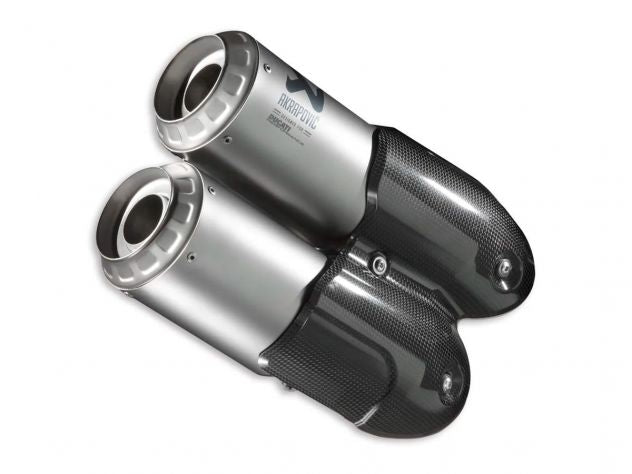 PAIRE DE SILENCIEUX AKRAPOVIC EN TITANE DUCATI PANIGALE SUPERSPORT / S 17-20 OFFICIEL DUCATI