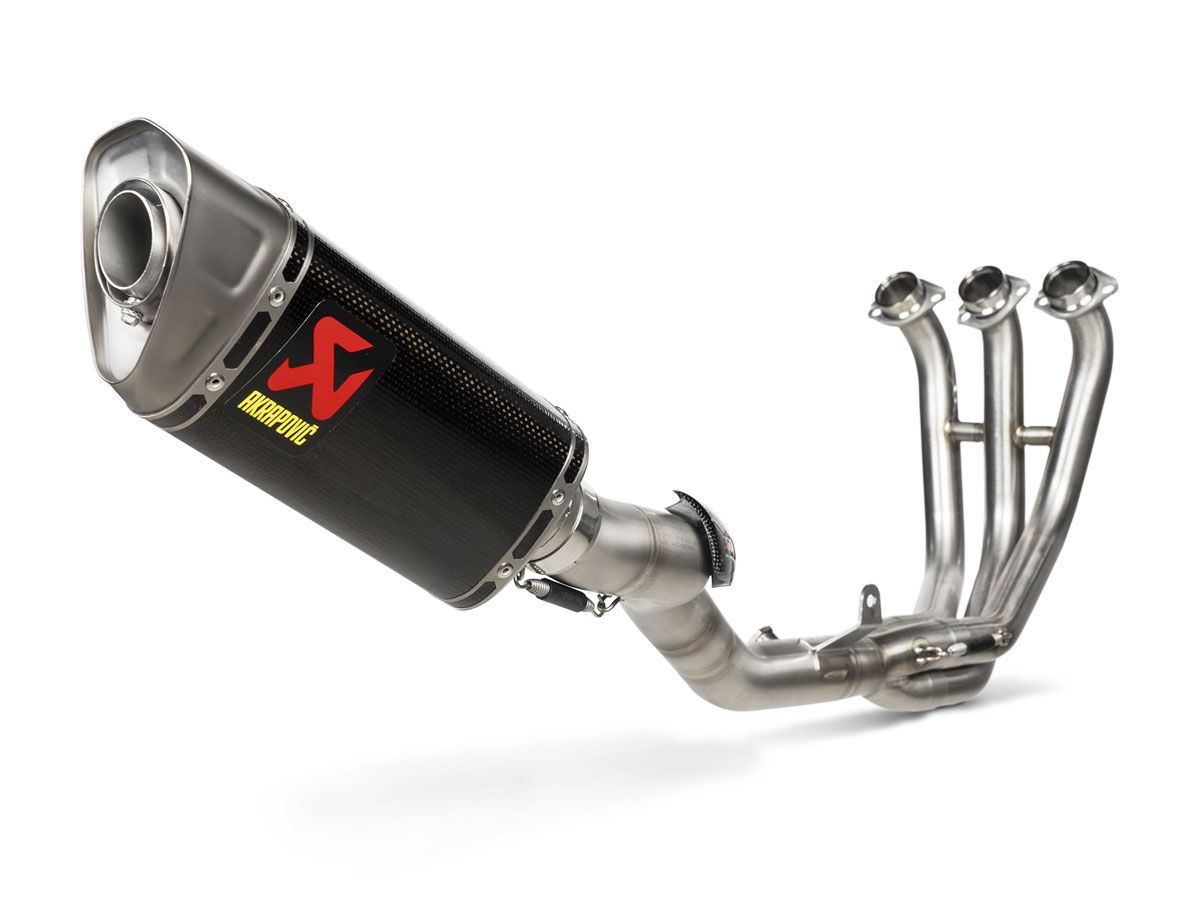 Pot d'échappement complet Akrapovic Racing Carbone Yamaha Tracer 9/GT 2021-2023
