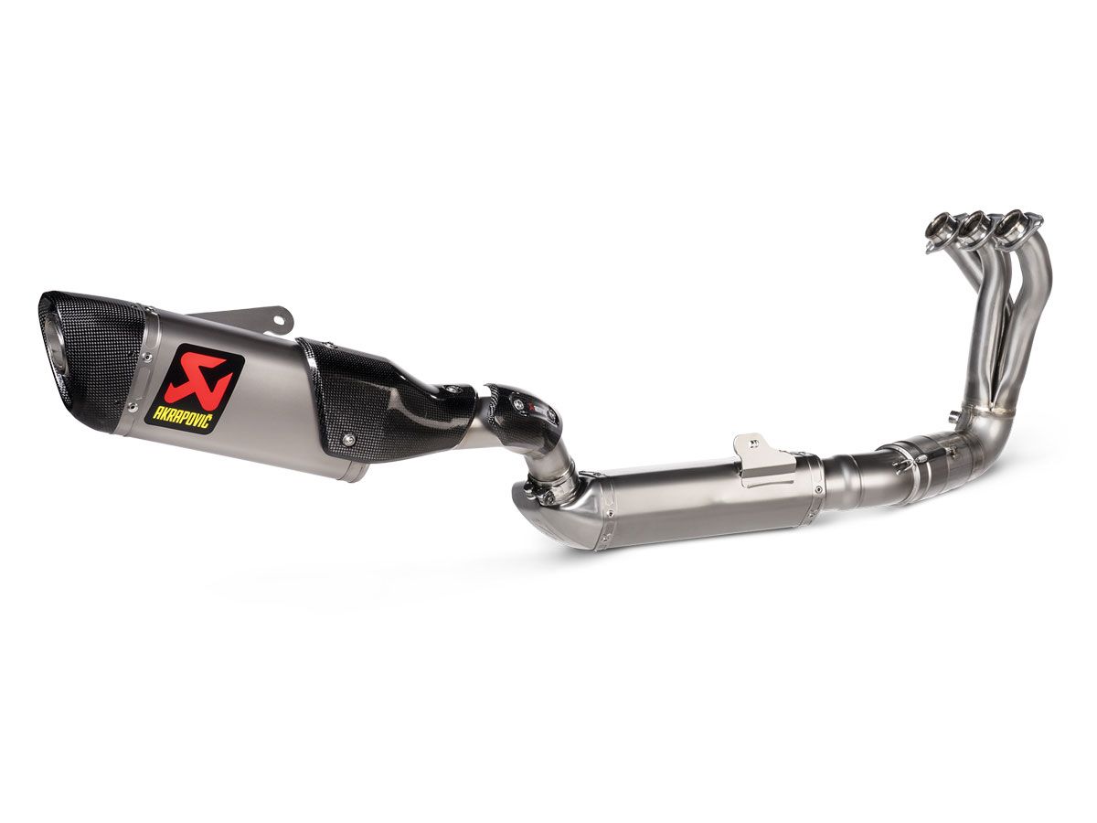 Pot d'échappement complet Akrapovic Racing Line Titane pour Yamaha Tracer 9 / GT / GT+ 2021-2024