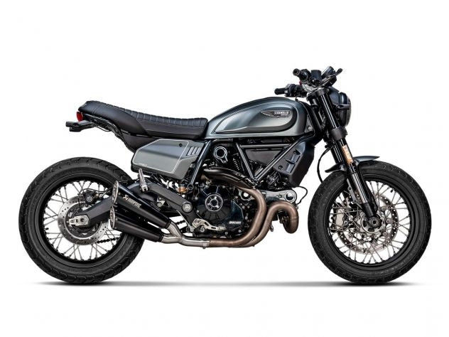 SILENCIEUX AKRAPOVIC EN ACIER DUCATI SCRAMBLER URBAN/MOTARD/NIGHTSHIFT/ICON/DESERT 21-22