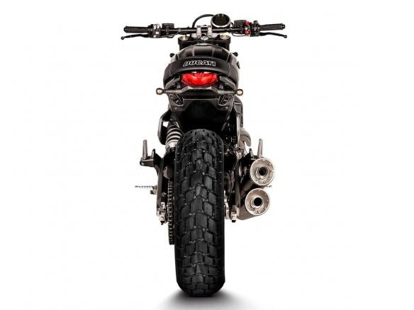 SILENCIEUX AKRAPOVIC EN ACIER DUCATI SCRAMBLER URBAN/MOTARD/NIGHTSHIFT/ICON/DESERT 21-22