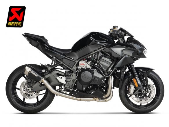 Silencieux d'échappement Akrapovic en titane pour Kawasaki Z H2 2020-2024
