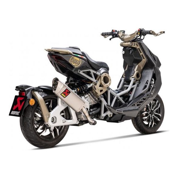 Silencieux Akrapovic en titane pour Italjet Dragster 125 (2021-2024)