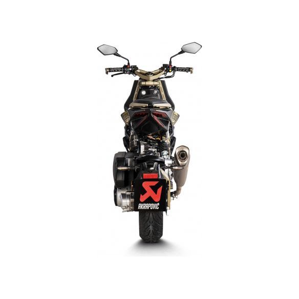 Silencieux Akrapovic en titane pour Italjet Dragster 125 (2021-2024)