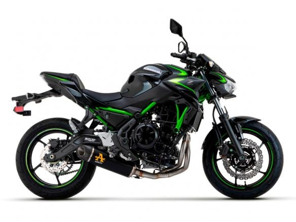 Ligne complète ARROW DARK ALUMINIUM INDY RACE pour Kawasaki Z 650 / Ninja 650 2021-2023