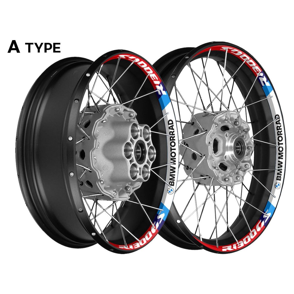 Autocollants de jante BMW GS blancs