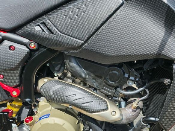 PARE-CHALEUR AVANT CARBONE CNC RACING DUCATI HYPERMOTARD 698 MONO 2024