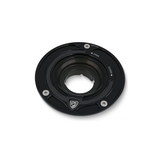 CNC Racing Bouchon de réservoir de carburant Bride Carbone pour Aprilia Tuono V4 1100 (2021-2022)