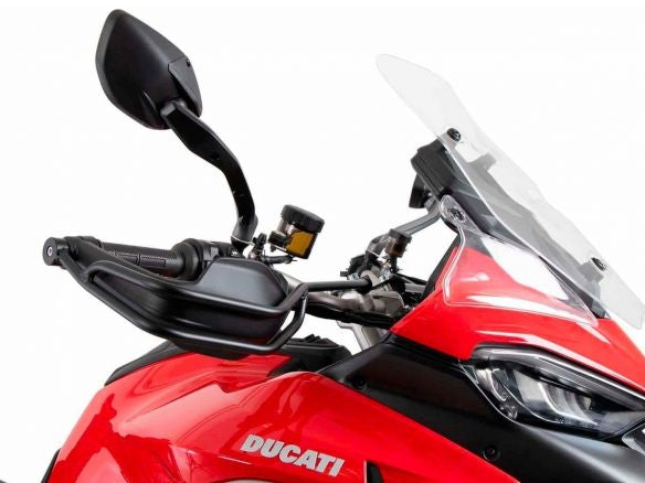 PROTÈGE-MAINS CNC RACING EN ACIER INOXYDABLE DUCATI MULTISTRADA V4 / S / PIKES PEAK 21-23