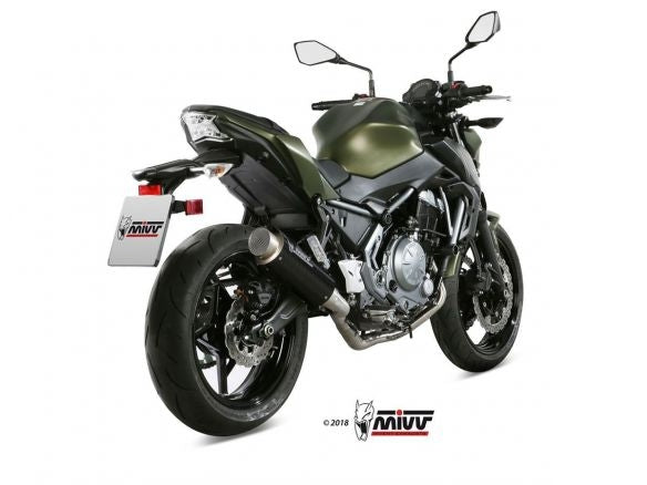 ECHAPPEMENT COMPLET 2x1 MIVV GP PRO CARBONE KAWASAKI Z650 2017-2023